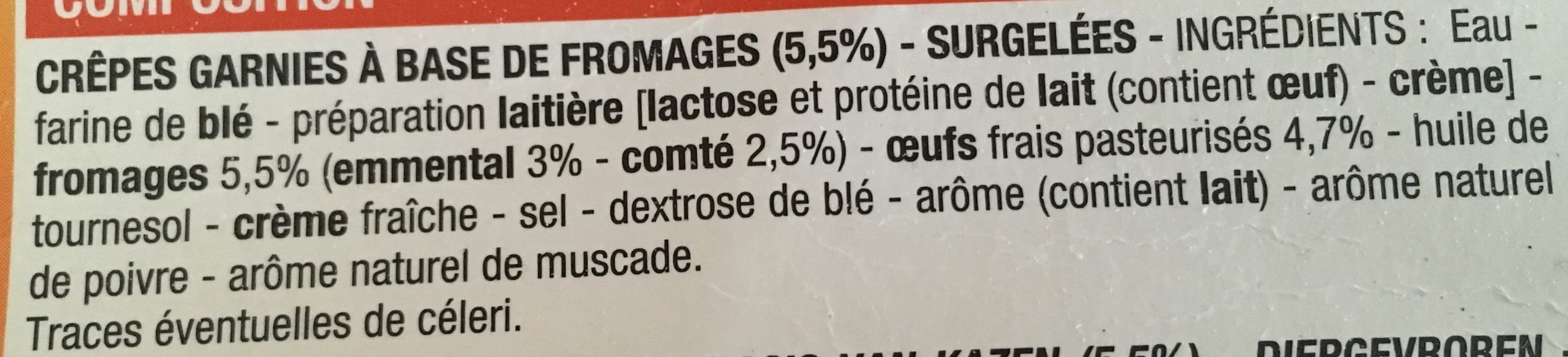 Cora Crêpes au Fromage packshot