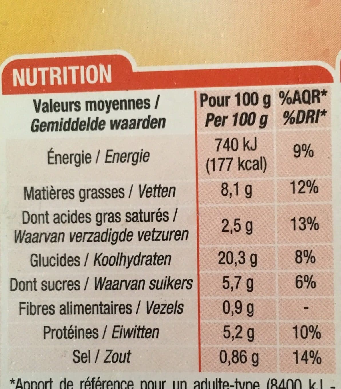 Cora Crêpes au Fromage packshot