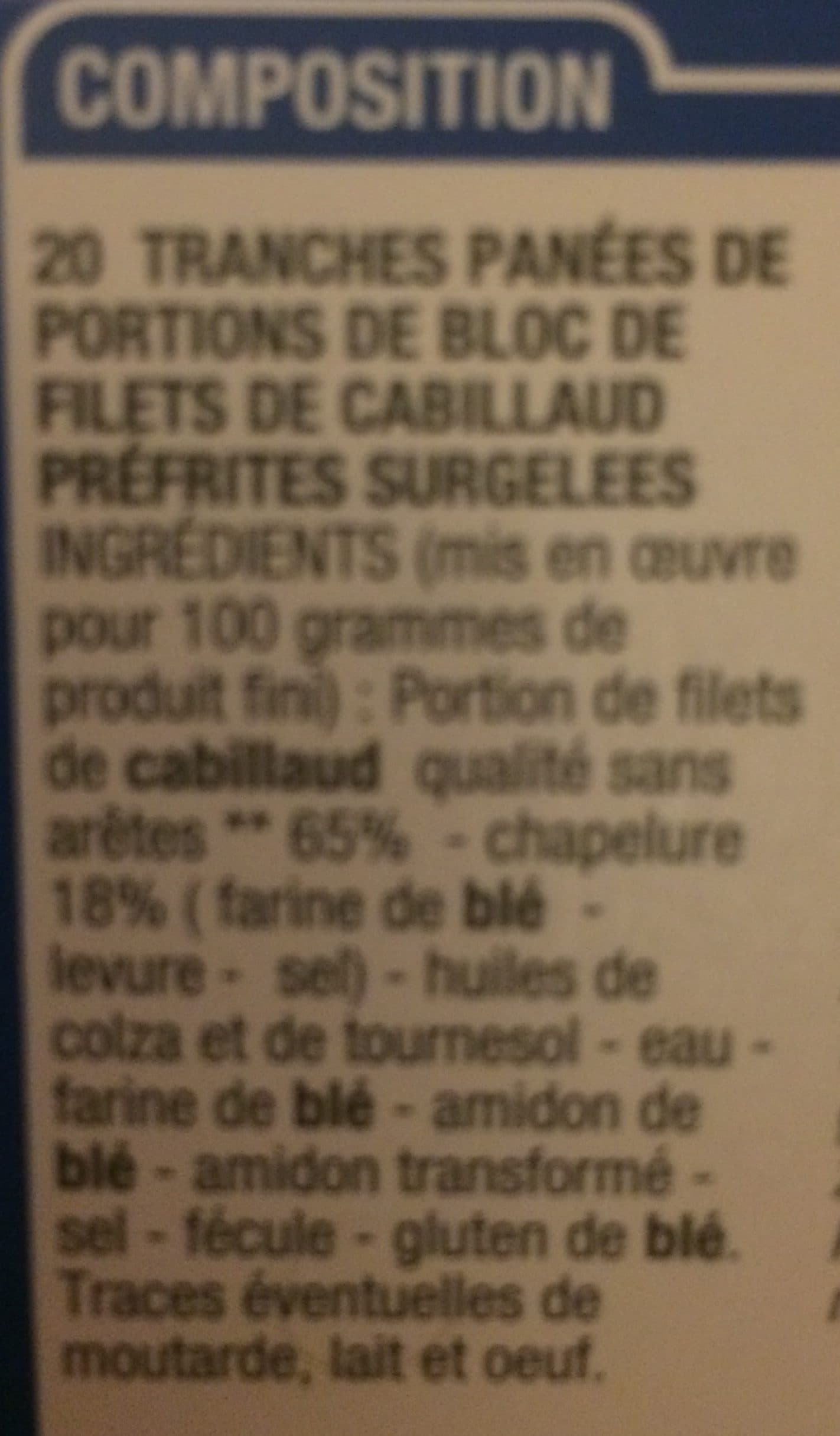 Cora Tranches panees cabillaud packshot