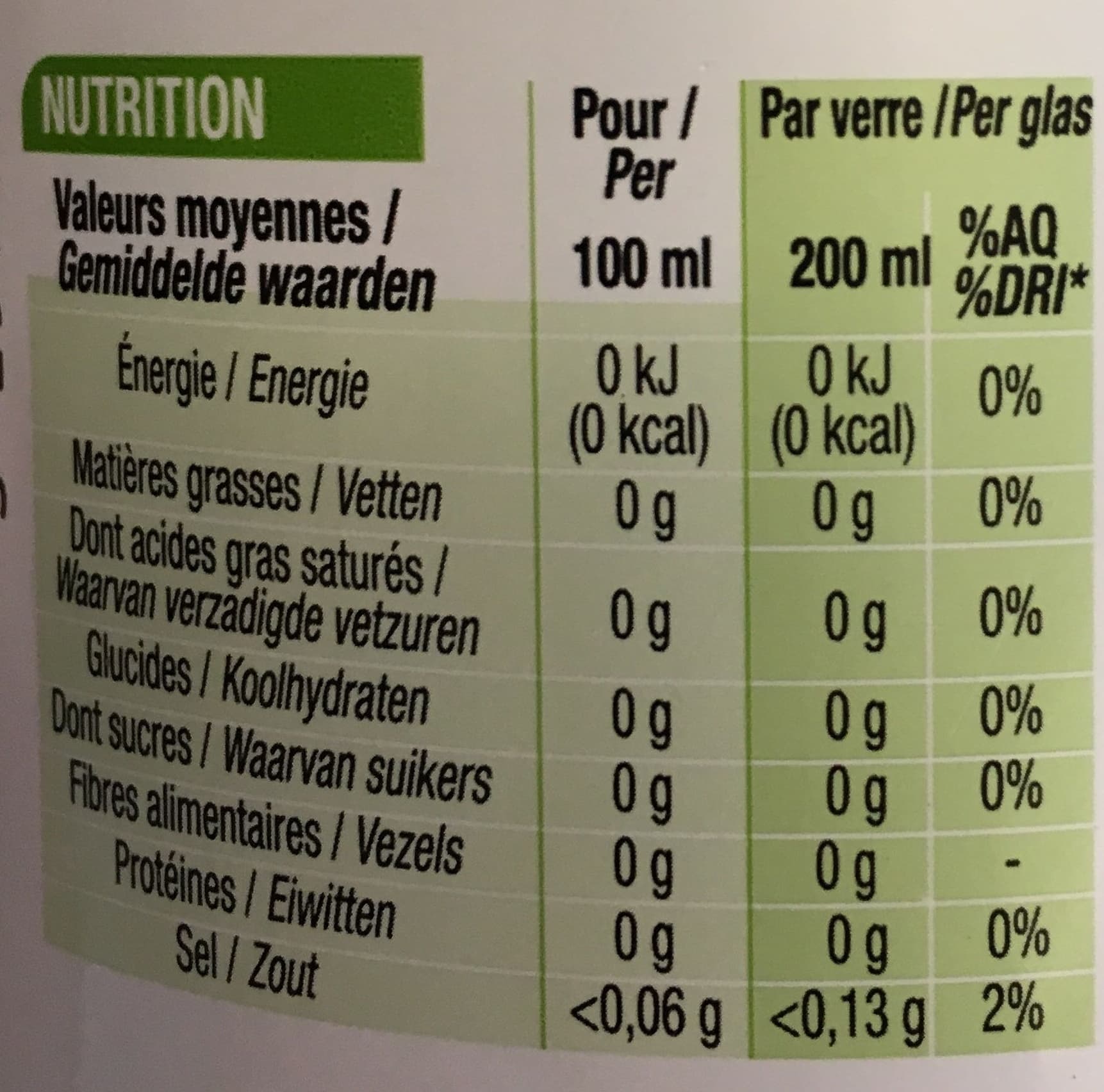 Cora Eau pétillante aromatisée Citron citron vert packshot