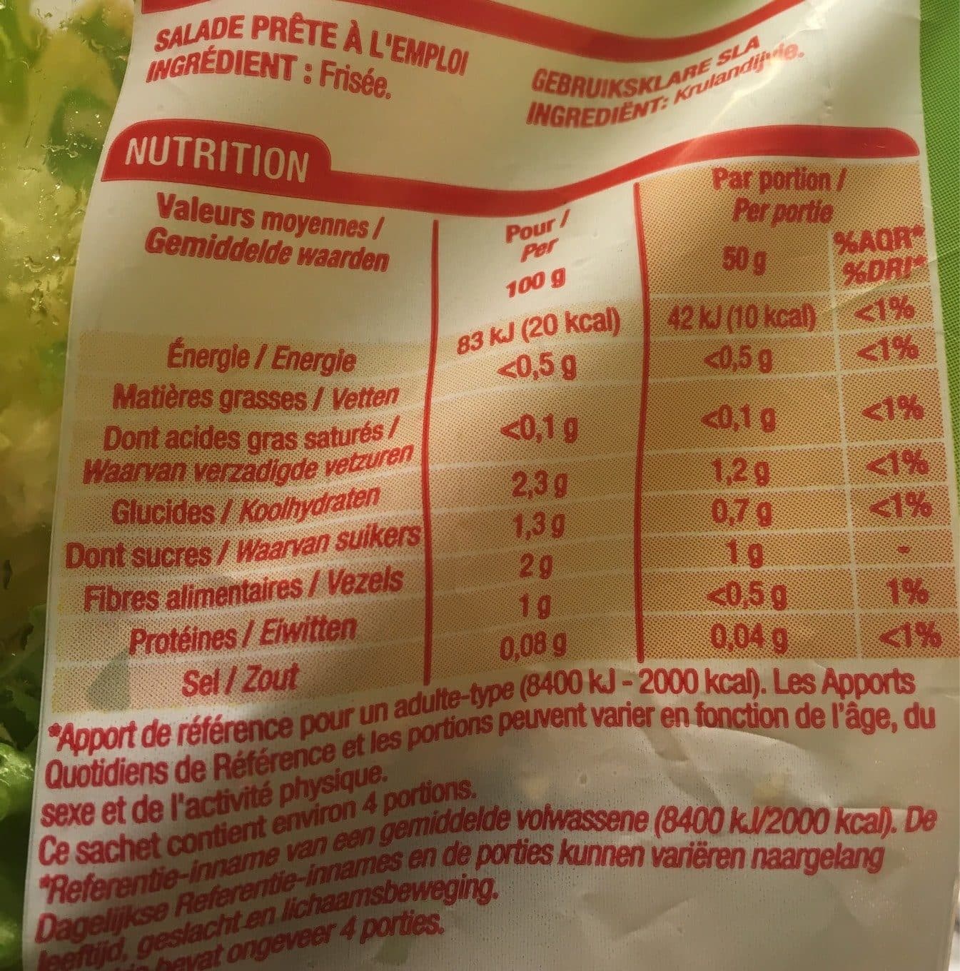 Cora 100% coeur de frisée packshot