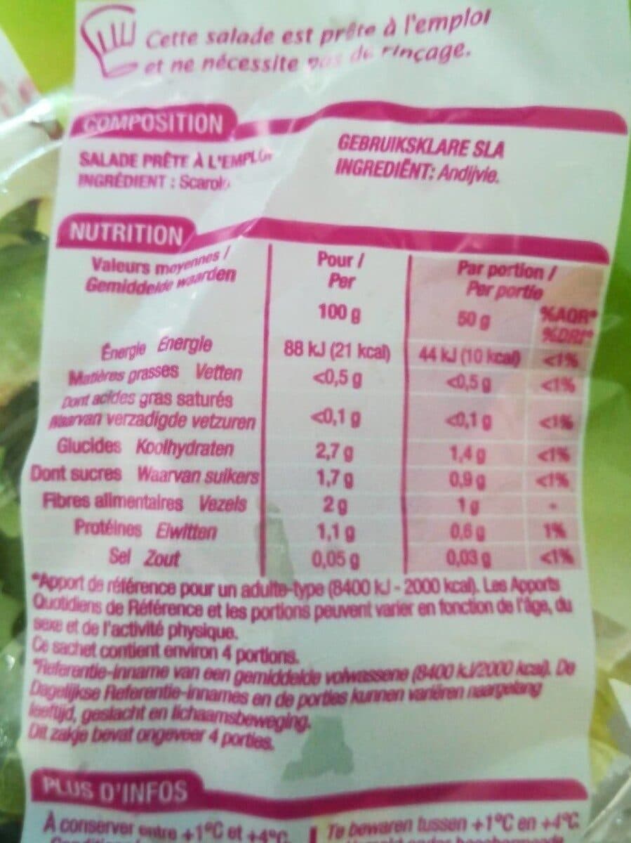 Cora 100% COEUR DE SCAROLE 200G packshot