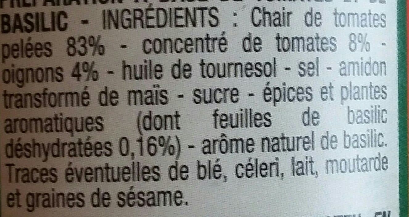 Cora Chair de tomates au basilic packshot