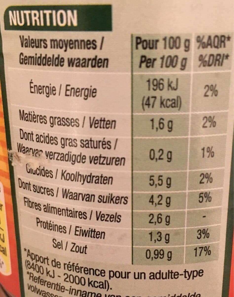Cora Chair de tomates au basilic packshot