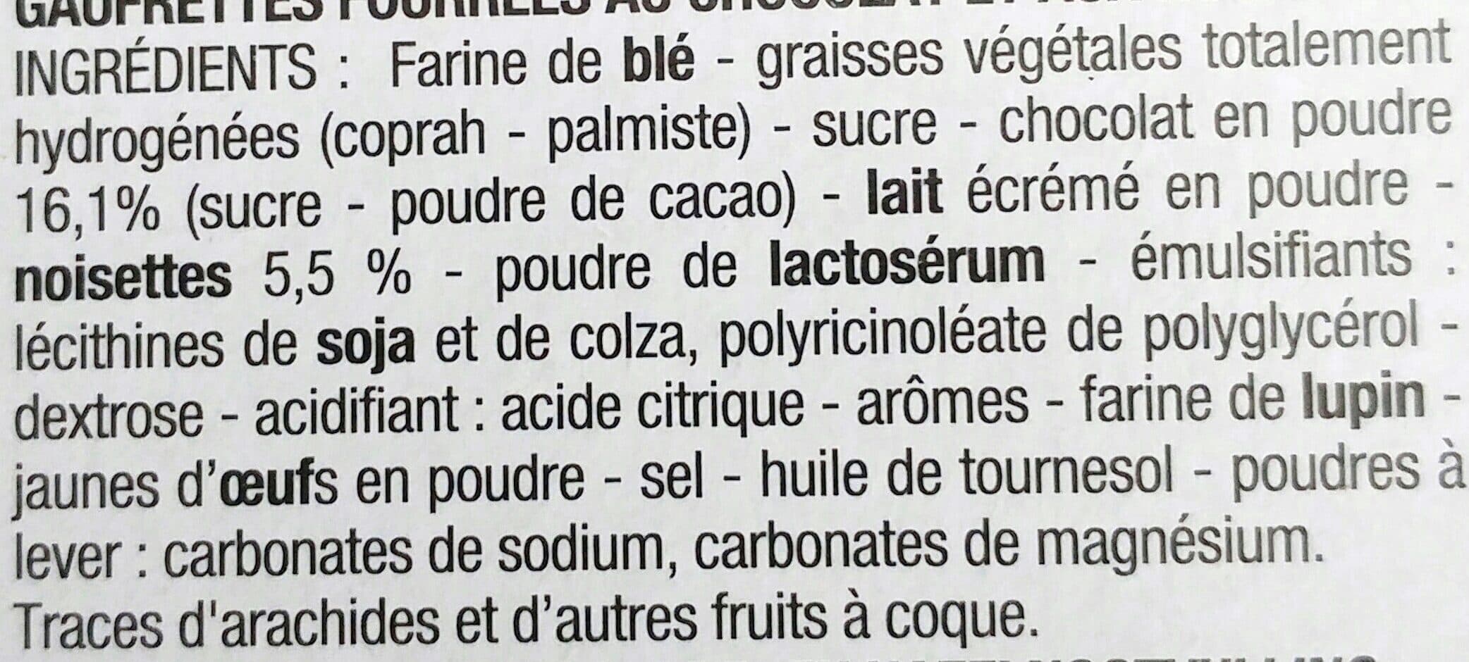 Cora Gaufrettes chocolat noisette packshot