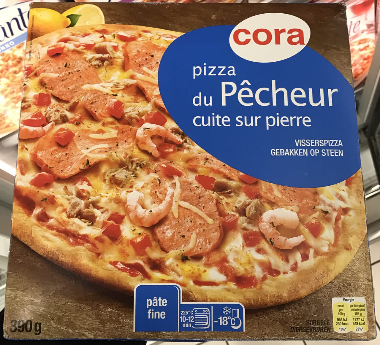 Cora Pizza du pêcheur packshot