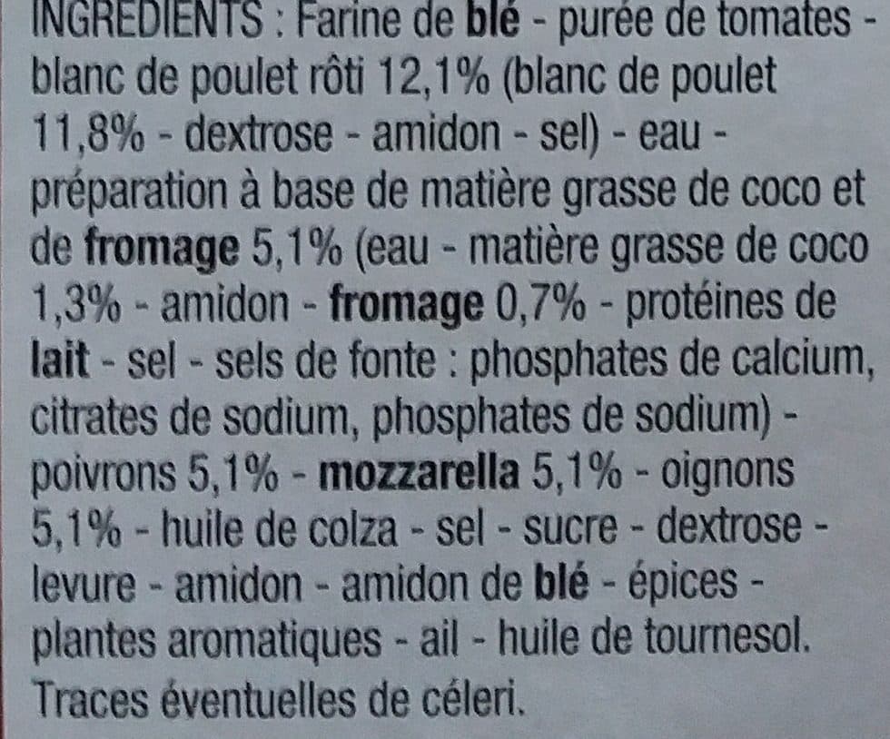 Cora Pizza poulet packshot