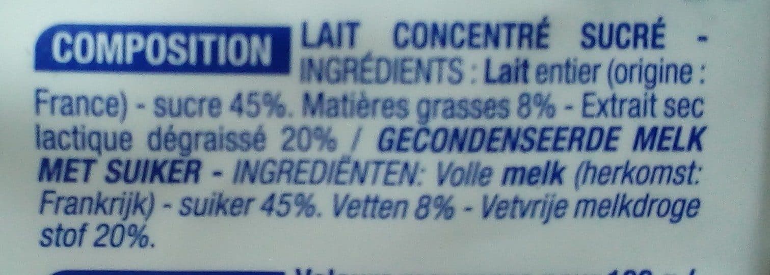 Coea Lait concentré sucré packshot
