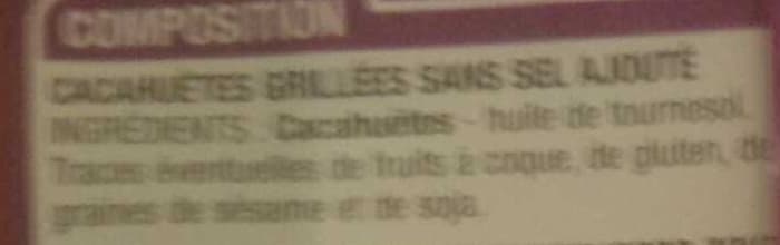 Cora Harmony - Cacahuètes grillées sans sel ajouté packshot