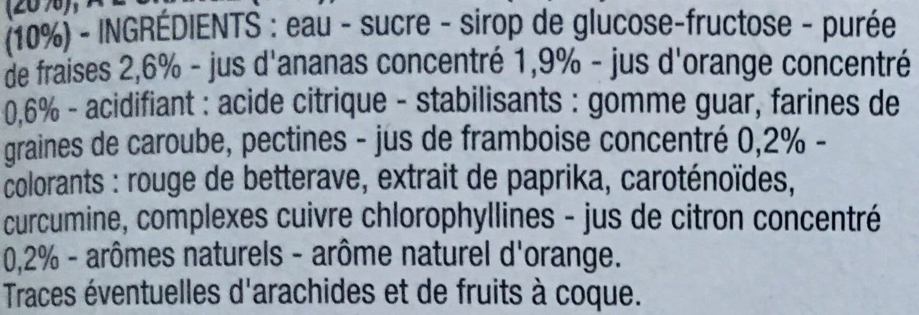 Cora Bâtonnets goût Multi-fruits ananas, fraise, orange, citron, framboise packshot