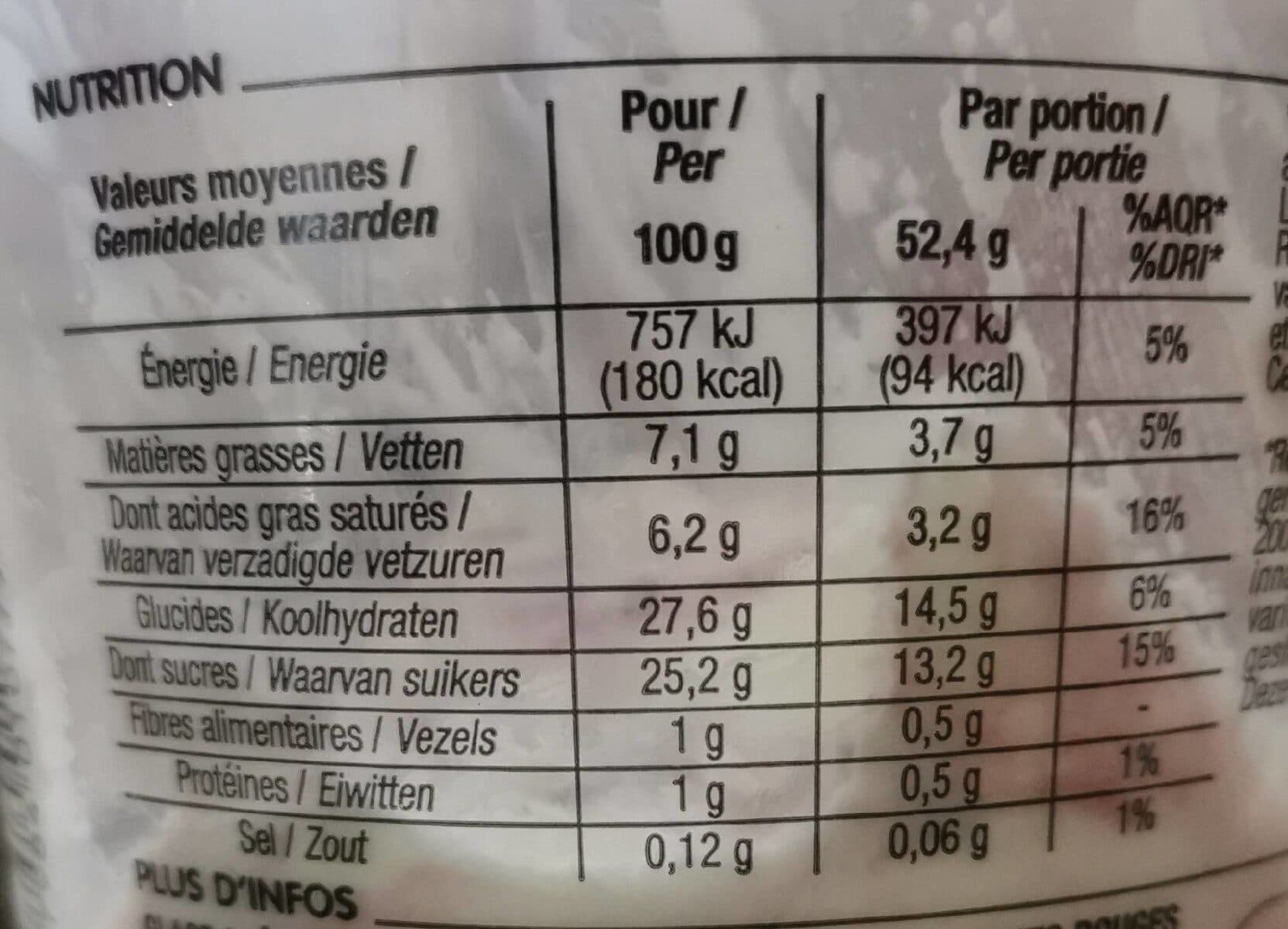 Cora Glace gout panna cotta fruits rouges. packshot