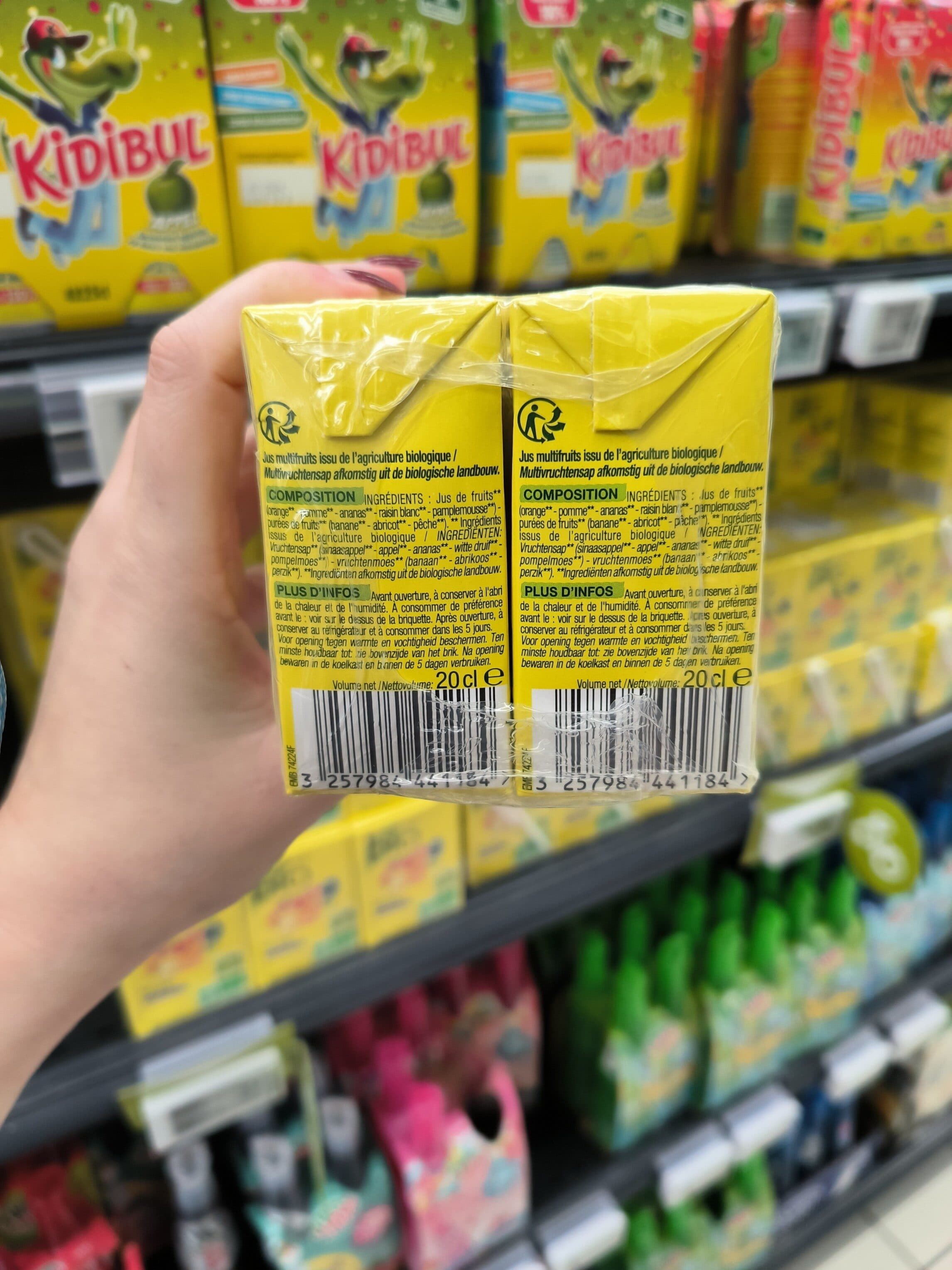 Nature Bio Pur jus Multifruits BIO packshot