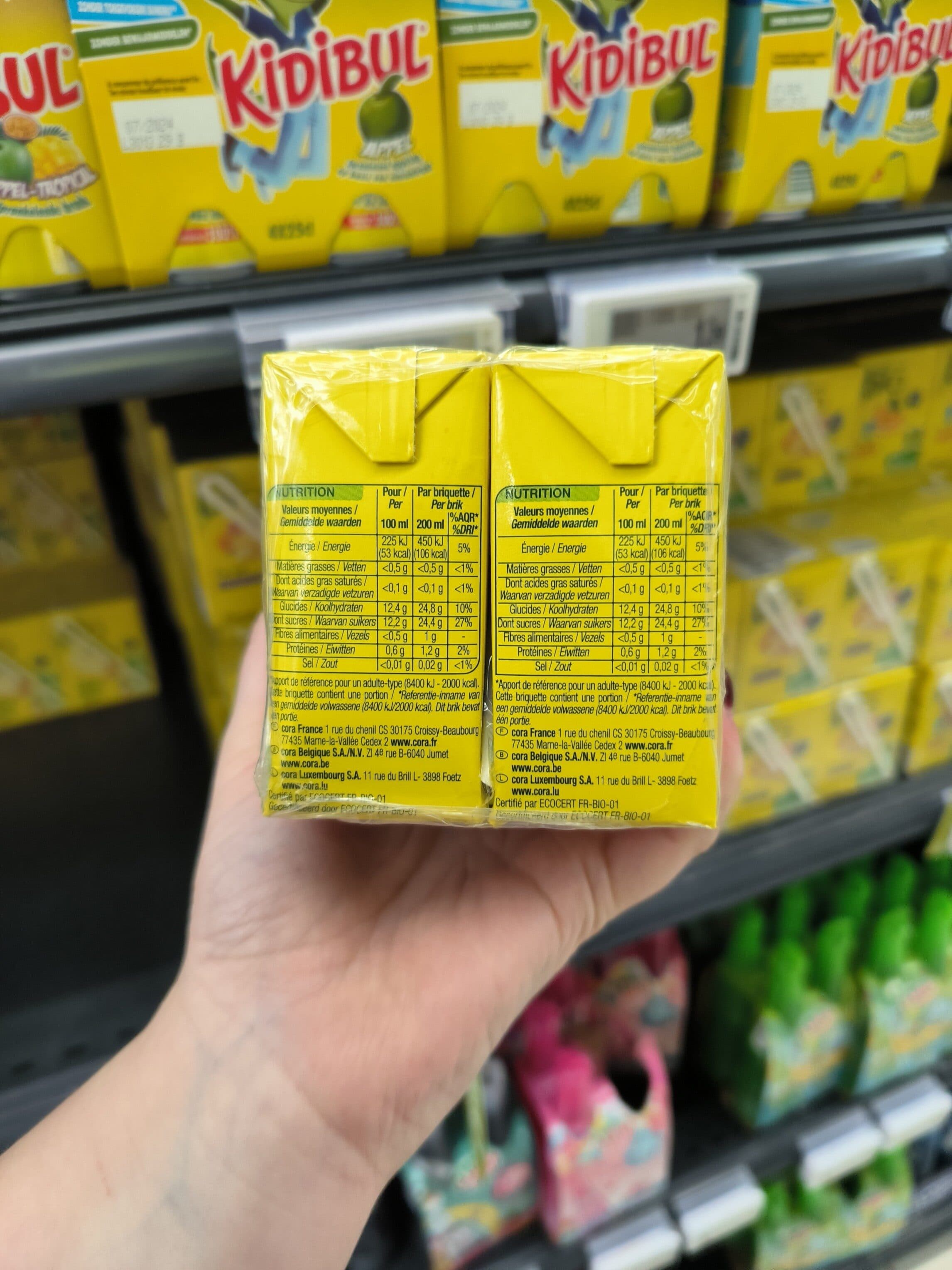 Nature Bio Pur jus Multifruits BIO packshot