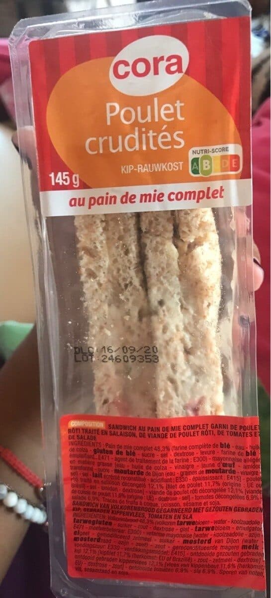 Cora Sandwich poulet packshot
