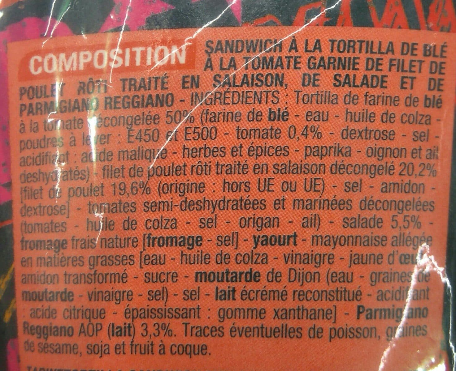 Cora Wrap poulet caesar packshot