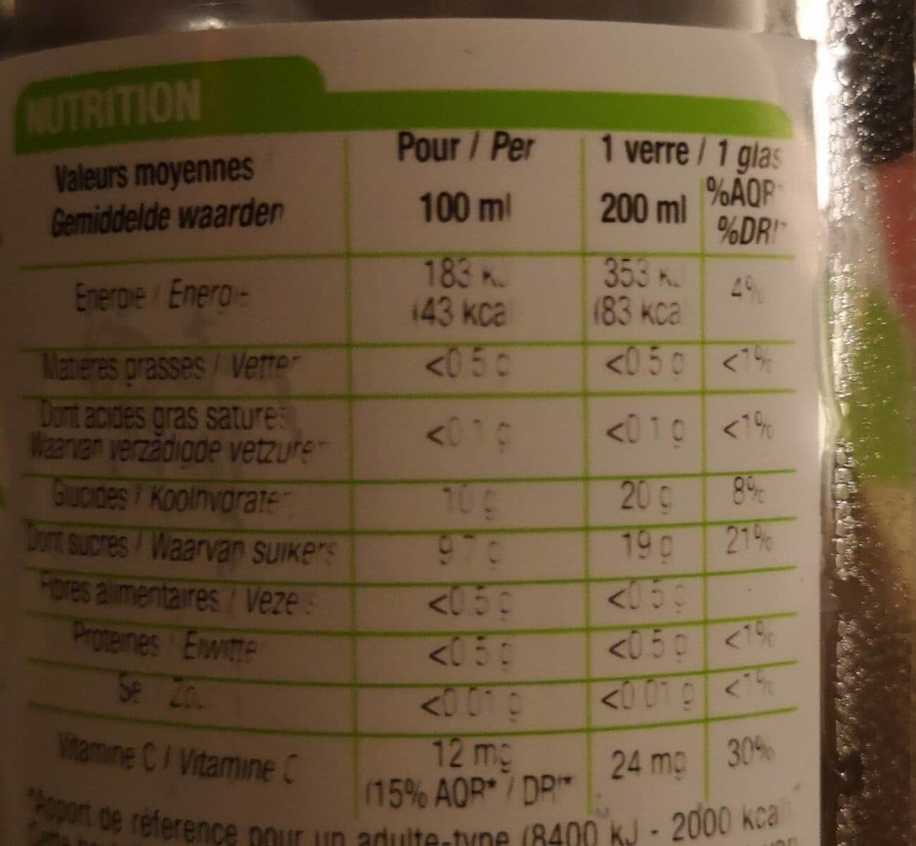 Cora Pur jus de pomme packshot