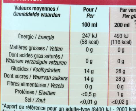 Cora Pur jus Fruits rouges packshot