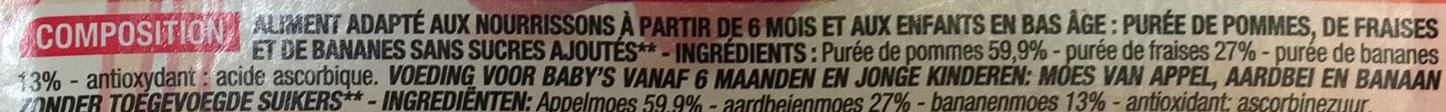 Cora Pomme fraise banane packshot