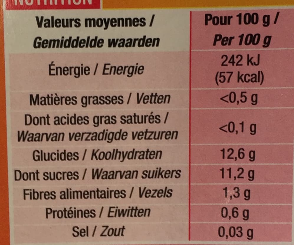 Cora Pomme fraise banane packshot