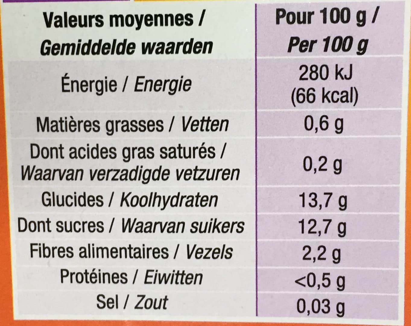 Cora Pomme Coing packshot