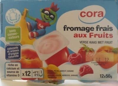 Cora Fromage frais aux fruits packshot