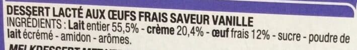 Cora Petits pots de creme saveur vanille packshot
