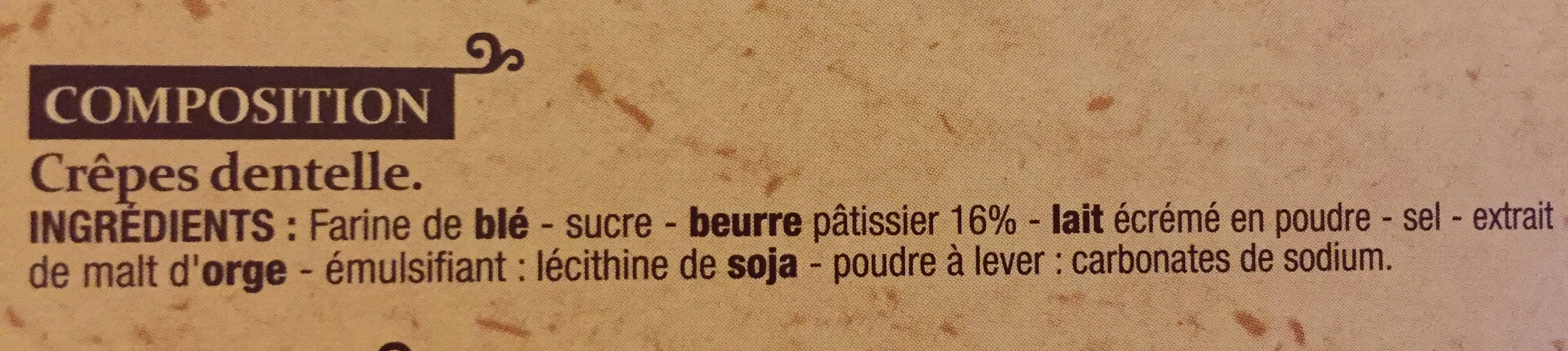 Patrimoine Gourmand Crepes dentelle packshot