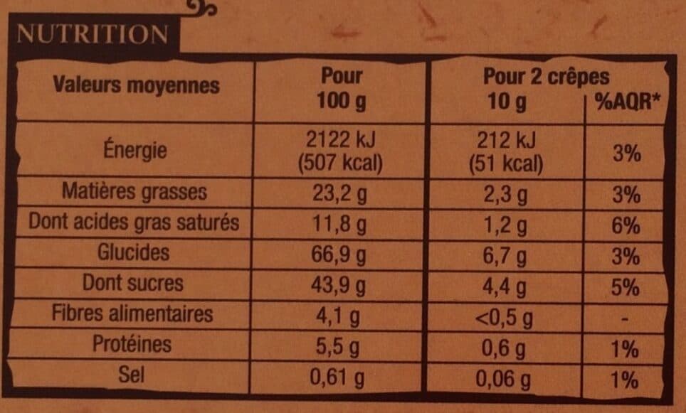 Patrimoine Goumand Mini-crêpes Dentelle Enrobées De Chocolat Noir packshot