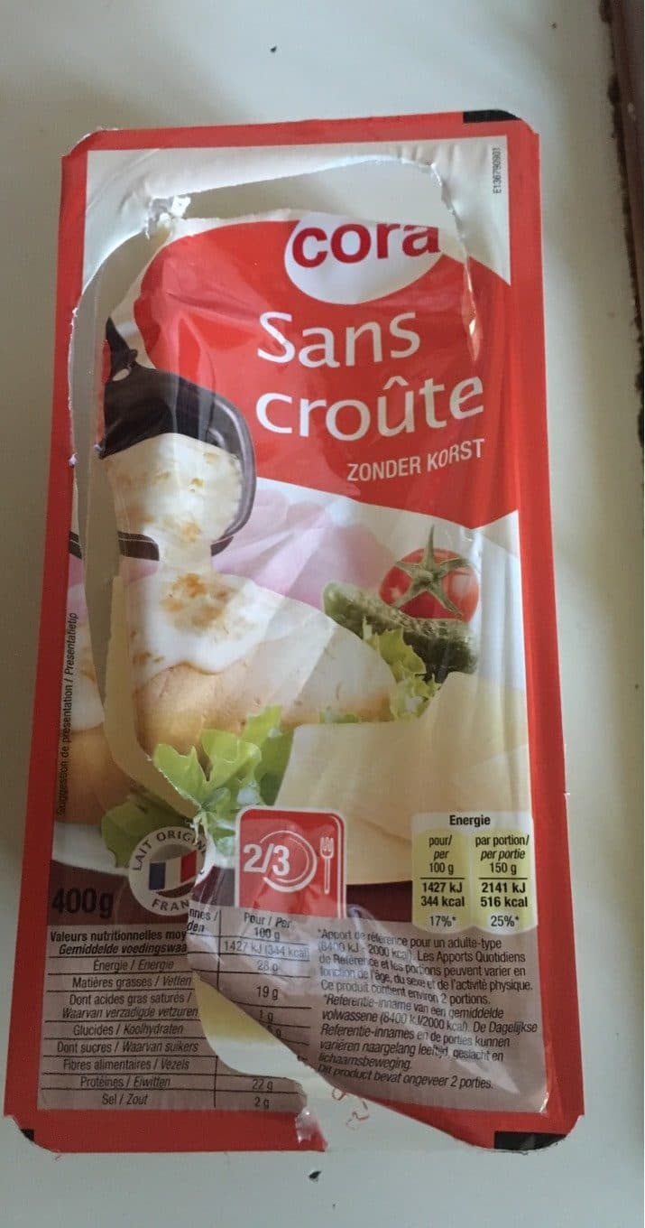 Cora Raclette sans croute packshot