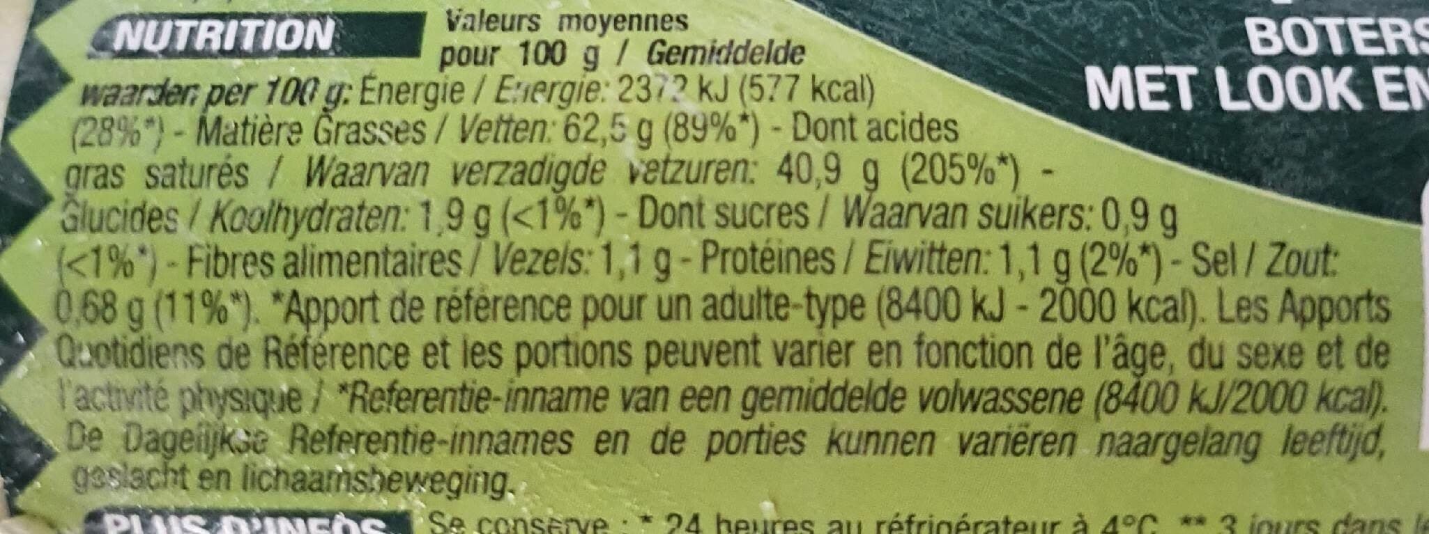 Cora Bdurée d'ail et persil packshot