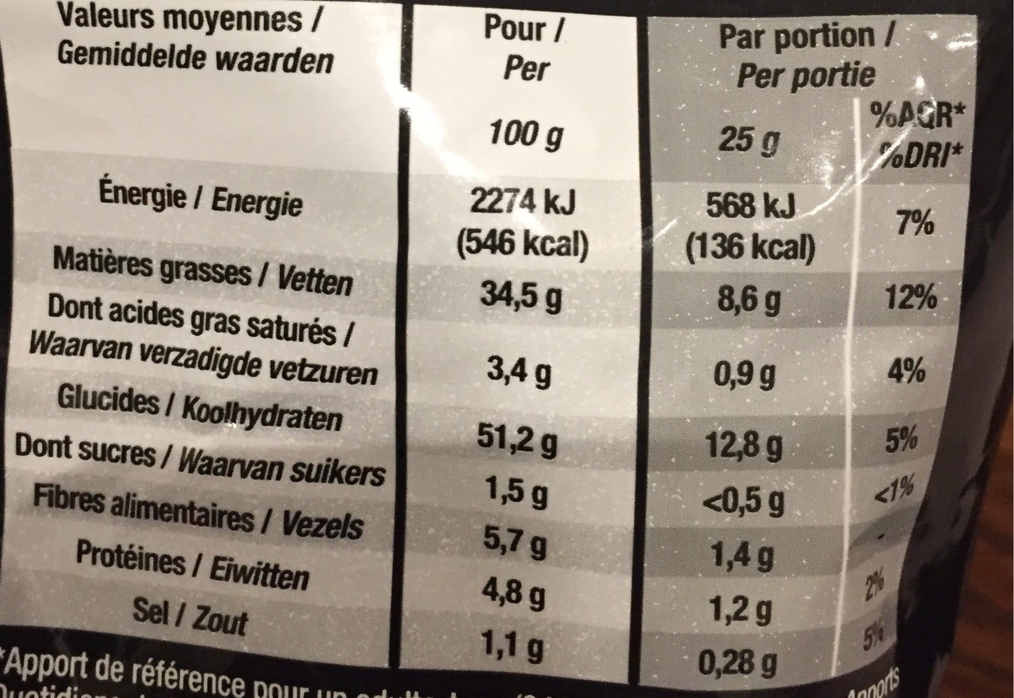 Cora Chips VITELOTTE 100gr packshot