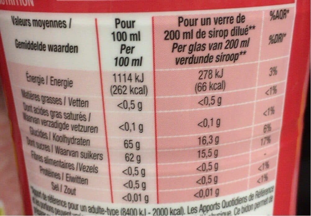 Cora Sirop de pamplemousse packshot