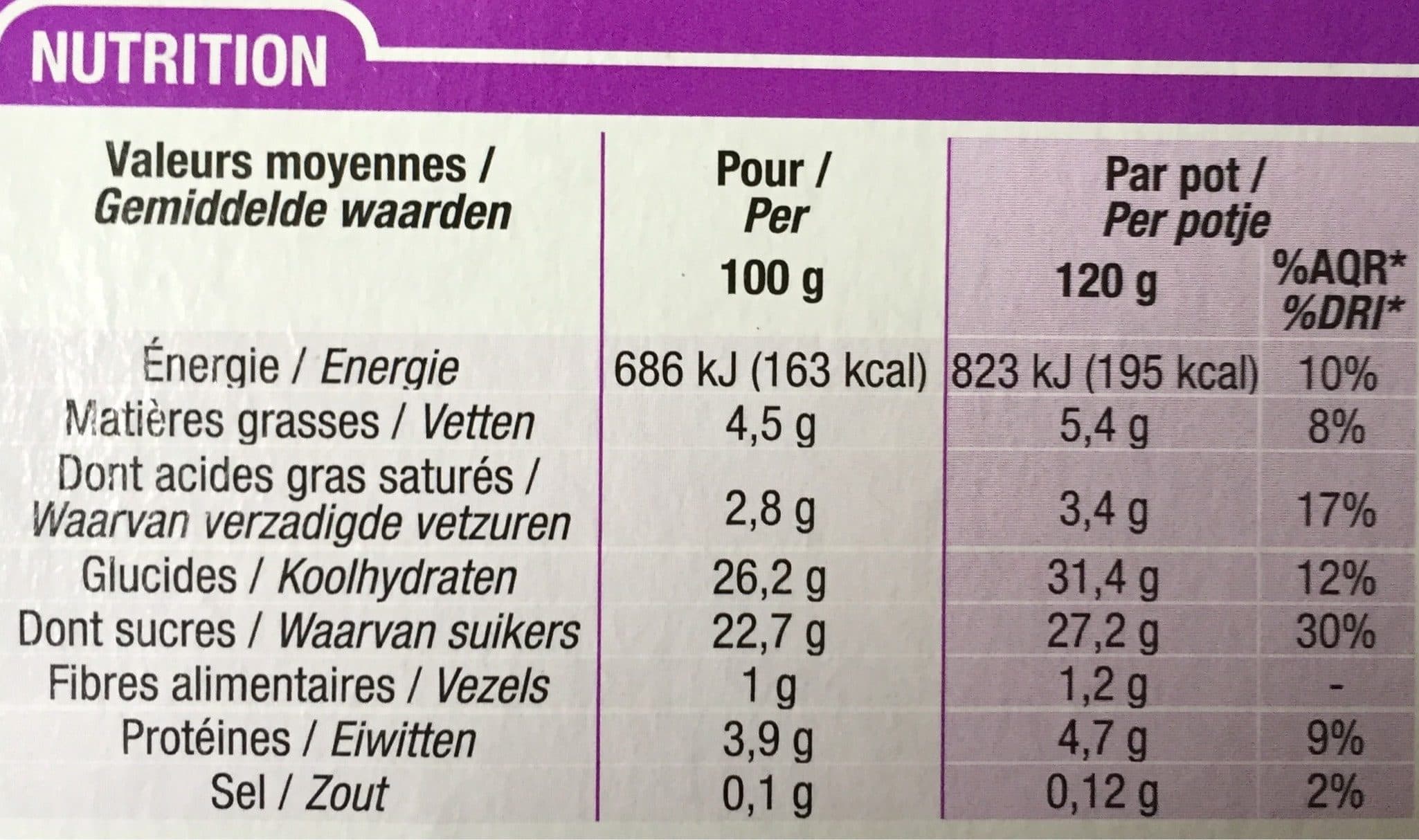 Cora Crème dessert chocolat dragées colorées packshot