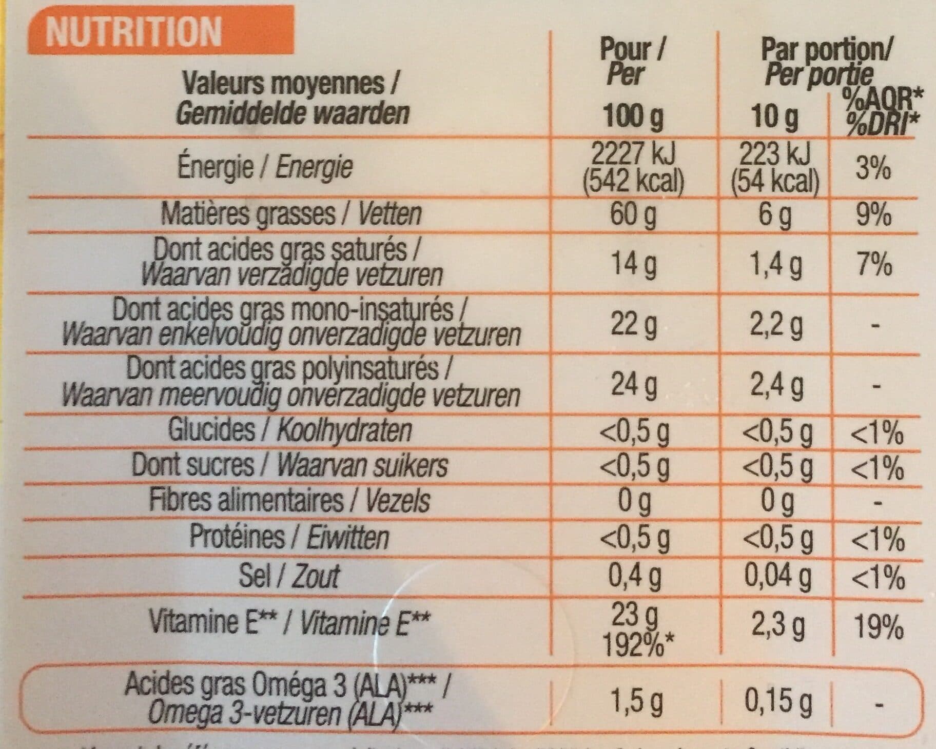 Cora Tournesol tartine et cuisson packshot