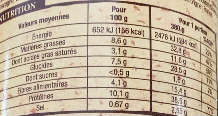 Patrimoine Gourmand Cassoulet de casrelnaudary au confit de canard du Sud ouest packshot