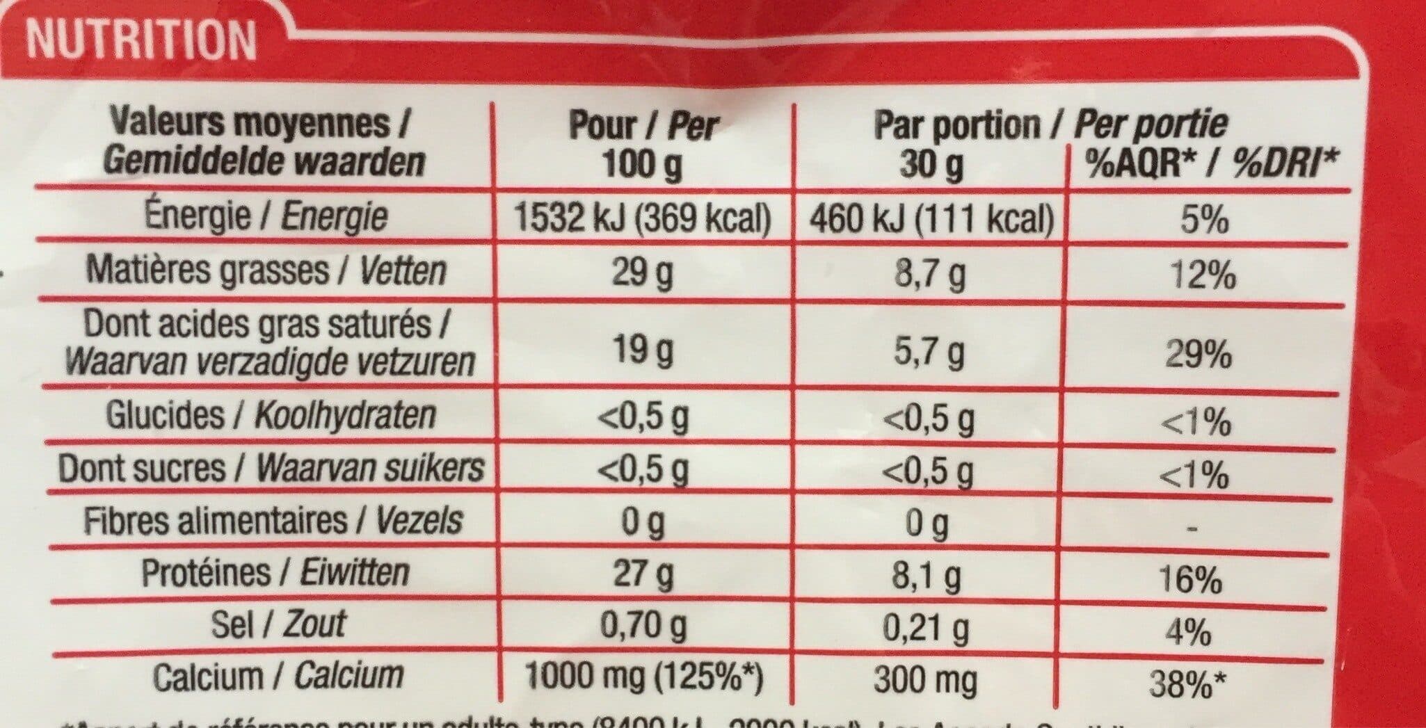 Cora Emmental français râpé packshot