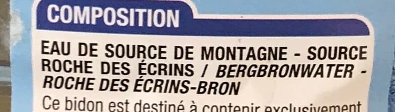 Cora Eau de Source de Montagne packshot