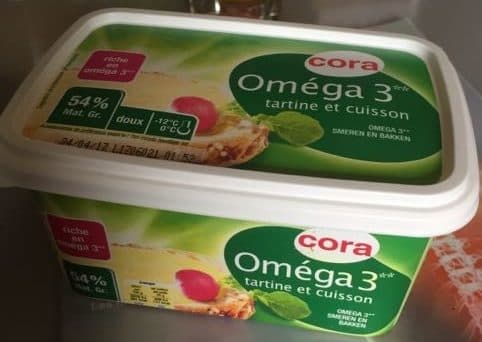 Cora Oméga 3 - Tartine et cuisson packshot