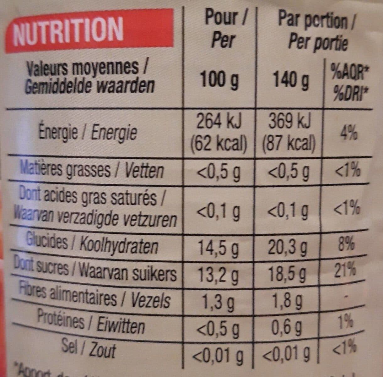 Cora Pêches au sirop léger packshot