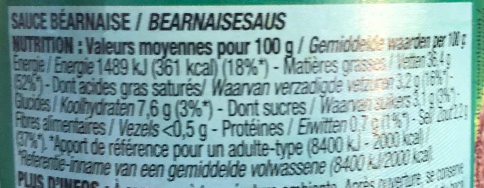 Cora Sauce Bearnaise, 245g packshot