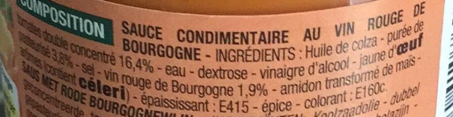 Cora sauce Bourguignonne packshot