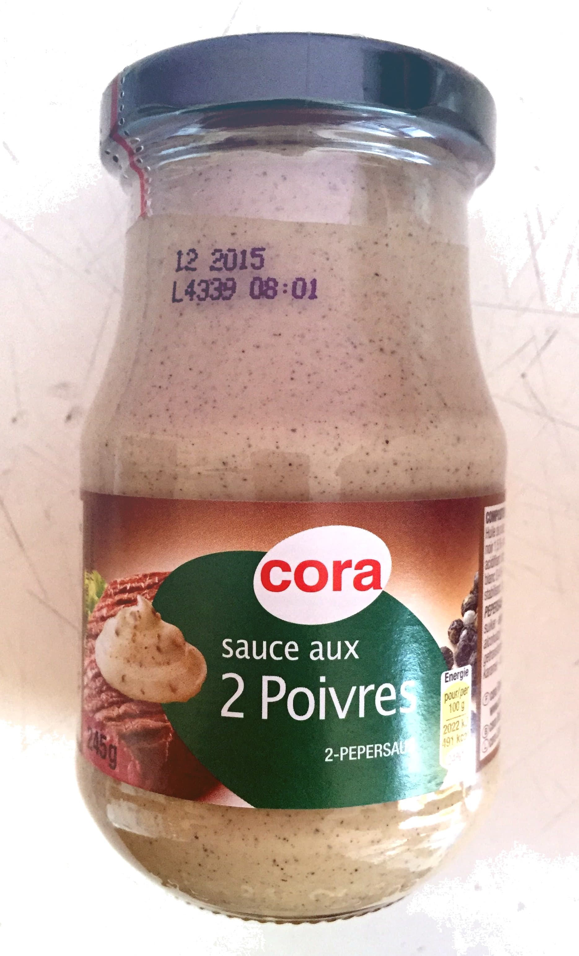 Cora Sauce aux 2 poivres packshot