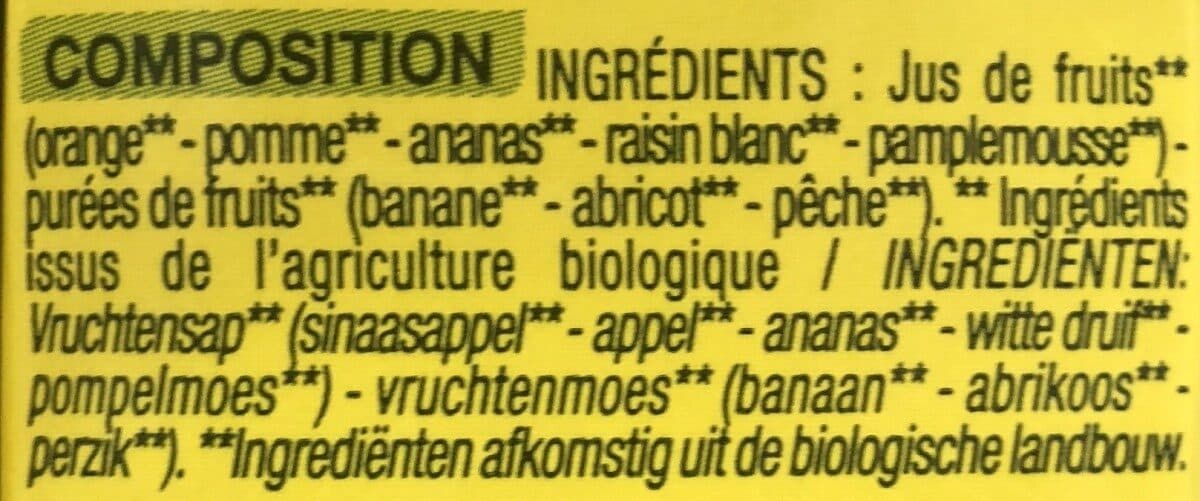 Nature Bio Pur jus multifruits packshot