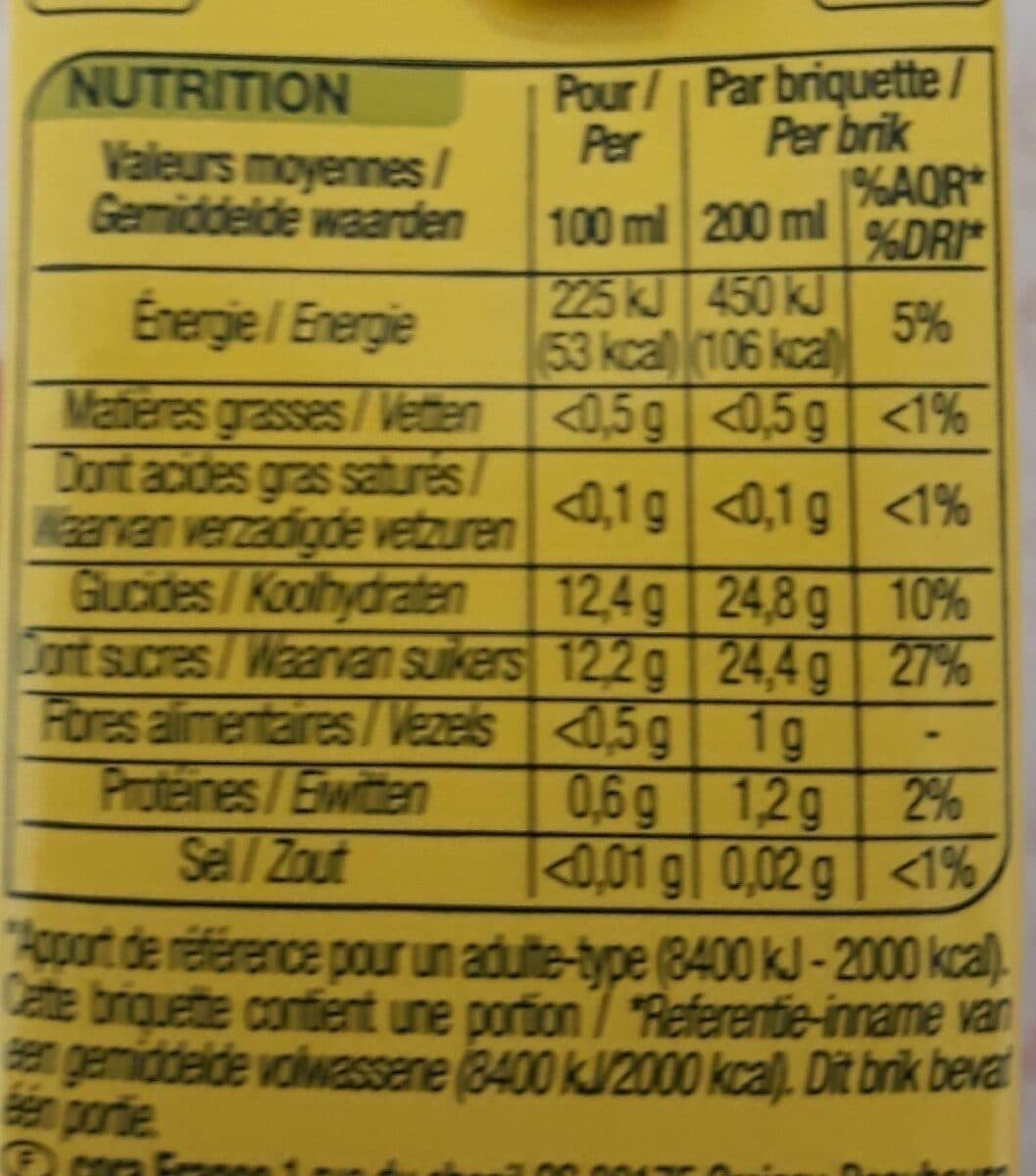 Nature Bio Pur jus multifruits packshot