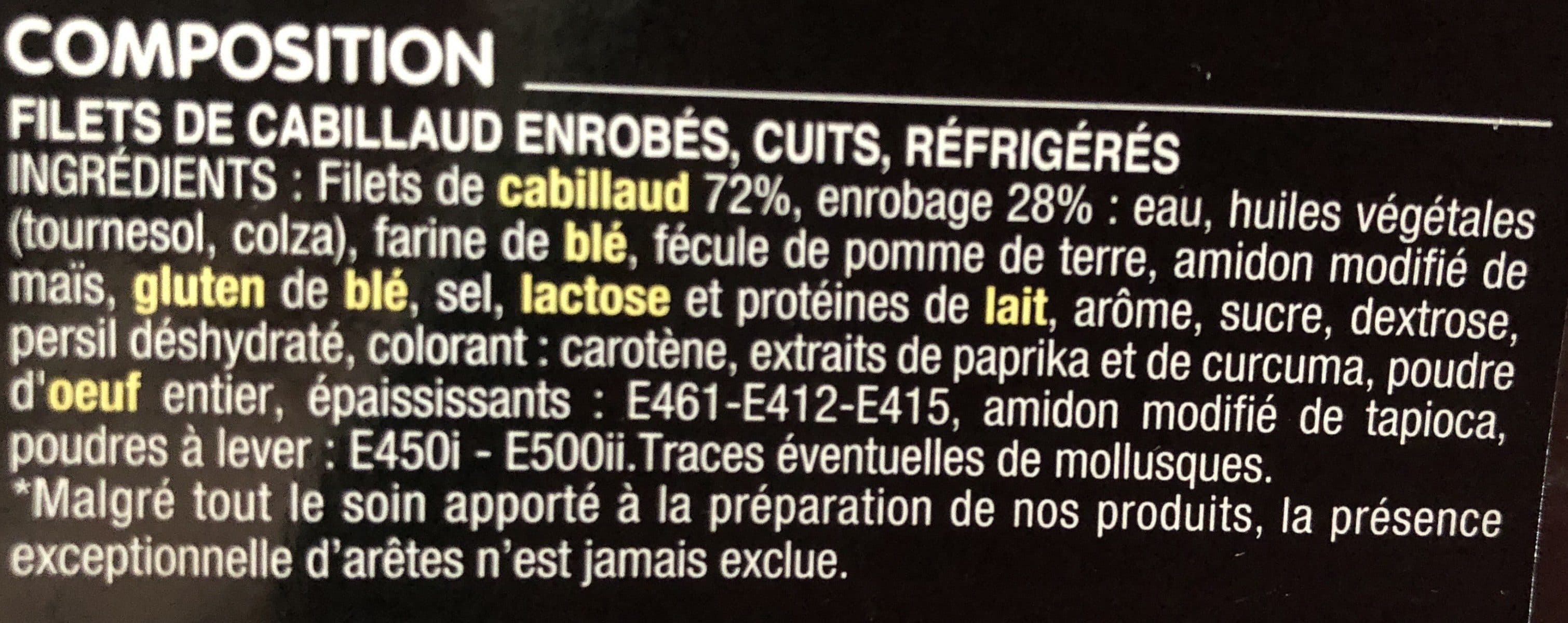 Cora Filet de Cabillaud Meunière packshot