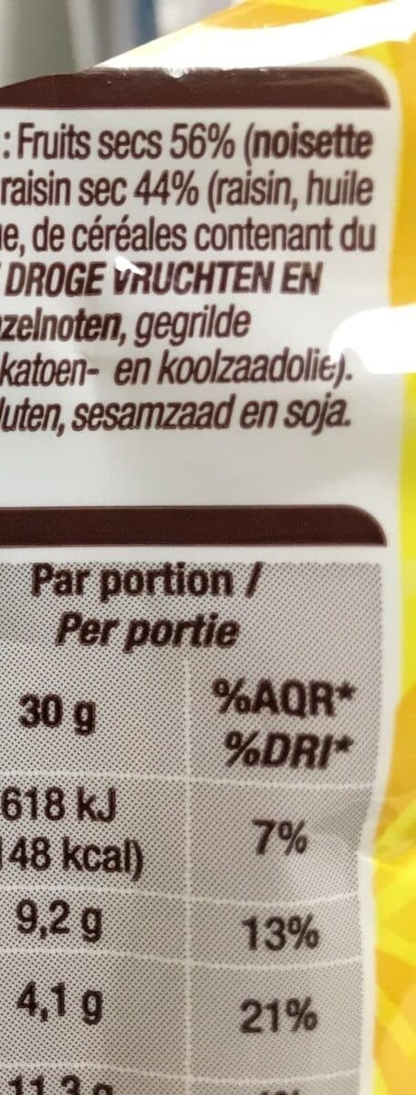 Cora Mélange Graines & Raisins packshot