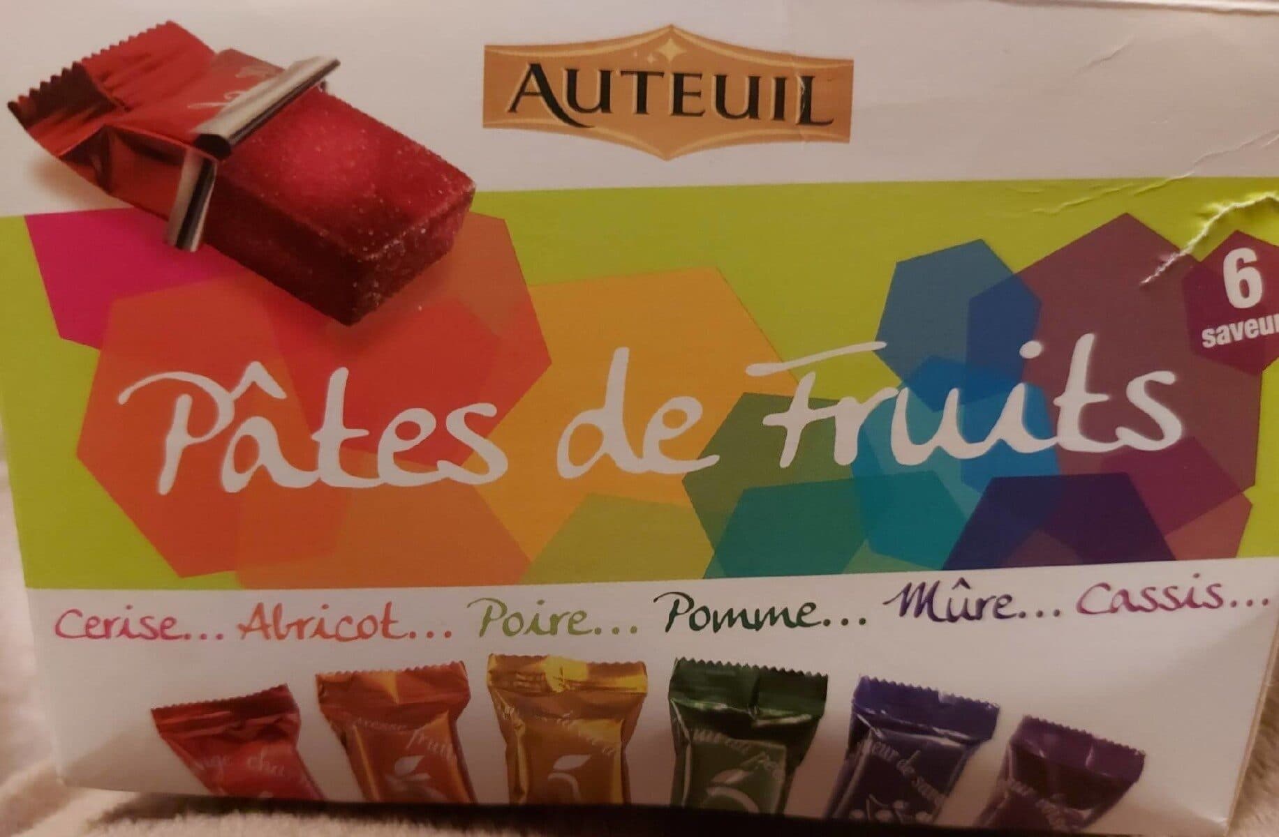 Auteuil Pâtes de fruits packshot