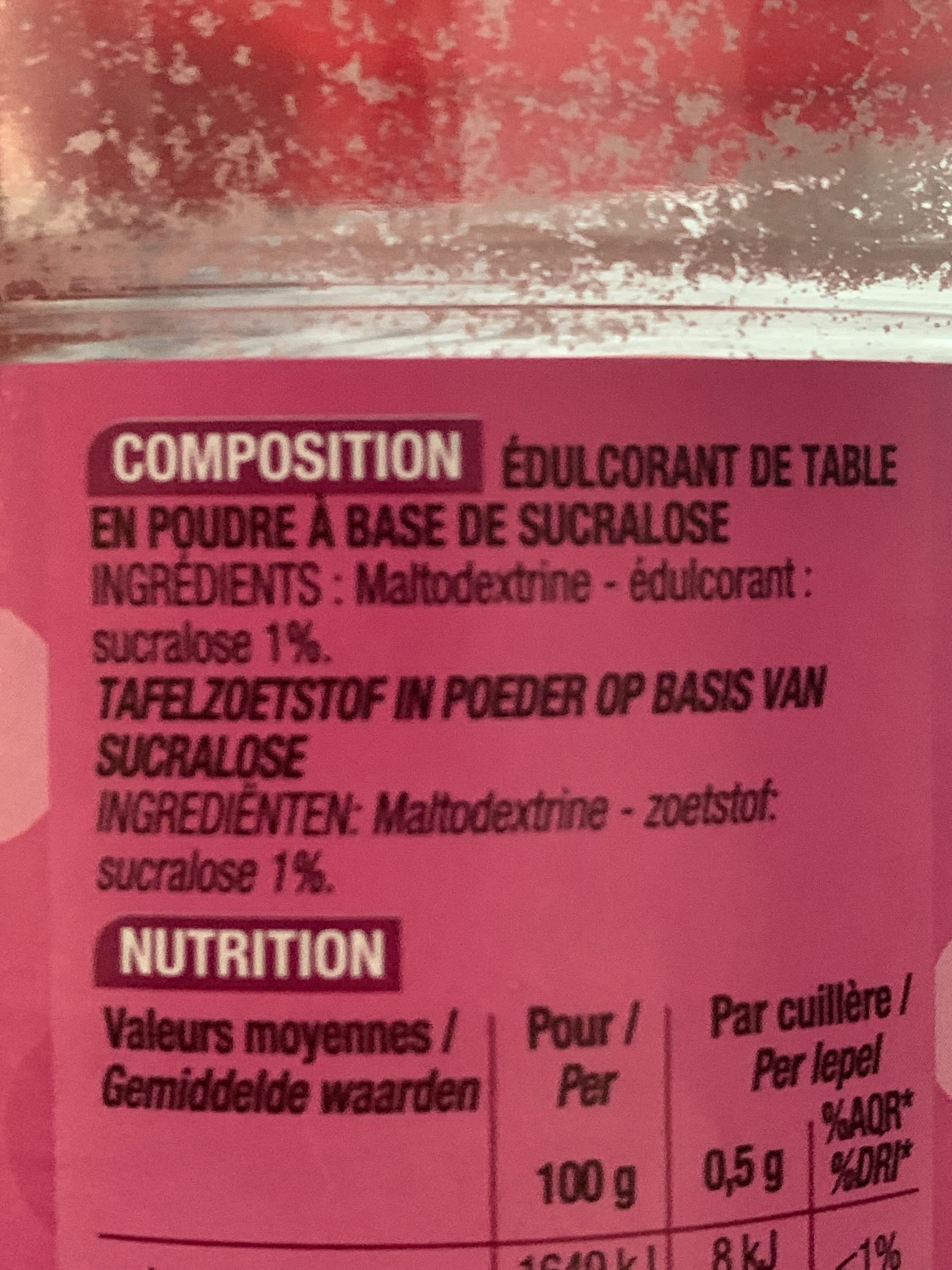 Cora Edulcorant Sucralose en poudre, 75g packshot