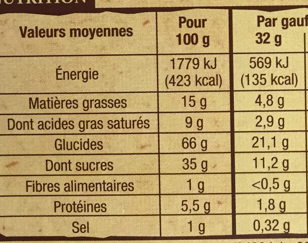 Patrimoine Gourmand Gaufres fourrées pur beurre parfum vanille packshot
