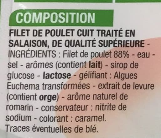 Cora Blanc de poulet (-25% de sel) packshot